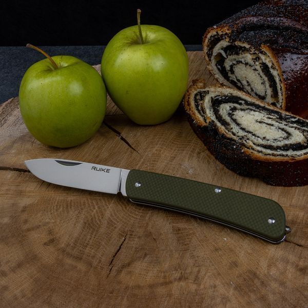 Багатофункціональний ніж Ruike Criterion L11, (8.5 см) 12C27 / G10 зелений, 3 інстр. 45690 фото
