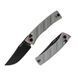 Нож складной карманный Ruike P856-K, (7.9 см) 14C28N/G10 серый 71040 фото 1