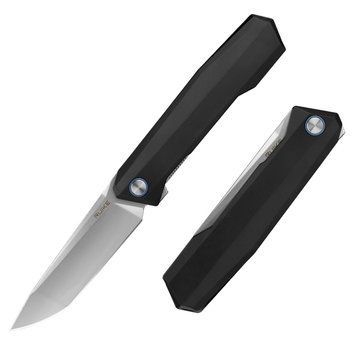 Ніж складаний туристичний Ruike P166-AB, (9.2 см) 14C28N / Aluminum чорний 72289 фото