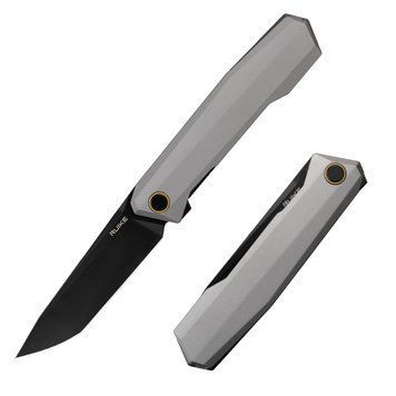 Ніж складаний туристичний Ruike P166-AК, (9.2 см) 14C28N / Aluminum сірий 72290 фото