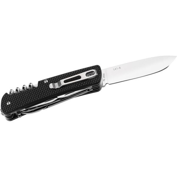 Багатофункціональний ніж Ruike Criterion L41, (8.5 см) 12C27 / G10 чорний, 22 інстр. 45701 фото