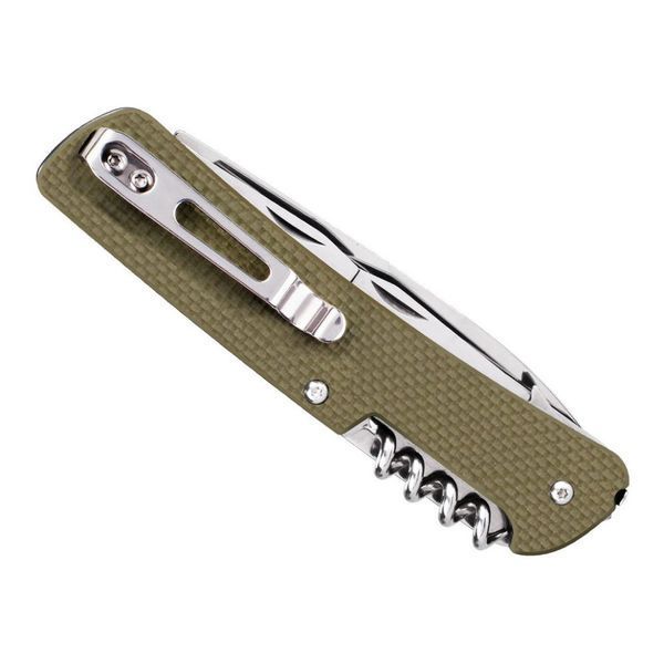 Багатофункціональний ніж Ruike Criterion L42, (8.5 см) 12C27 / G10 чорний, 19 інстр. 45704 фото