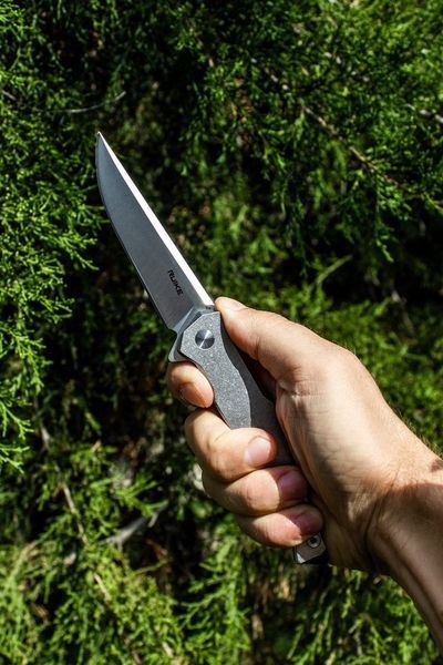 Нож складной туристический Ruike P108-SF, (8.8 см) 14C28N/3cr14n серый 45083 фото