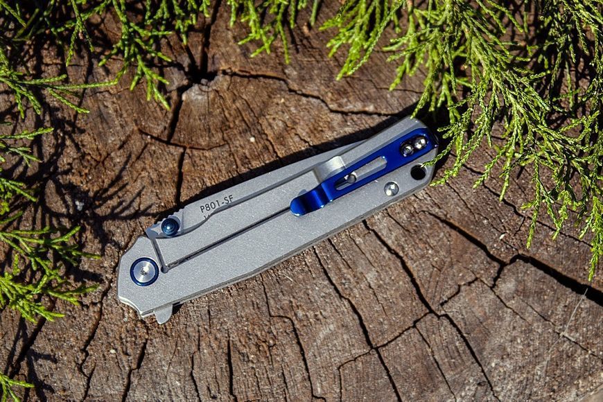 Нож складной туристический Ruike P801-SF, (8.6 см) 14C28N/3cr14n серый 45084 фото