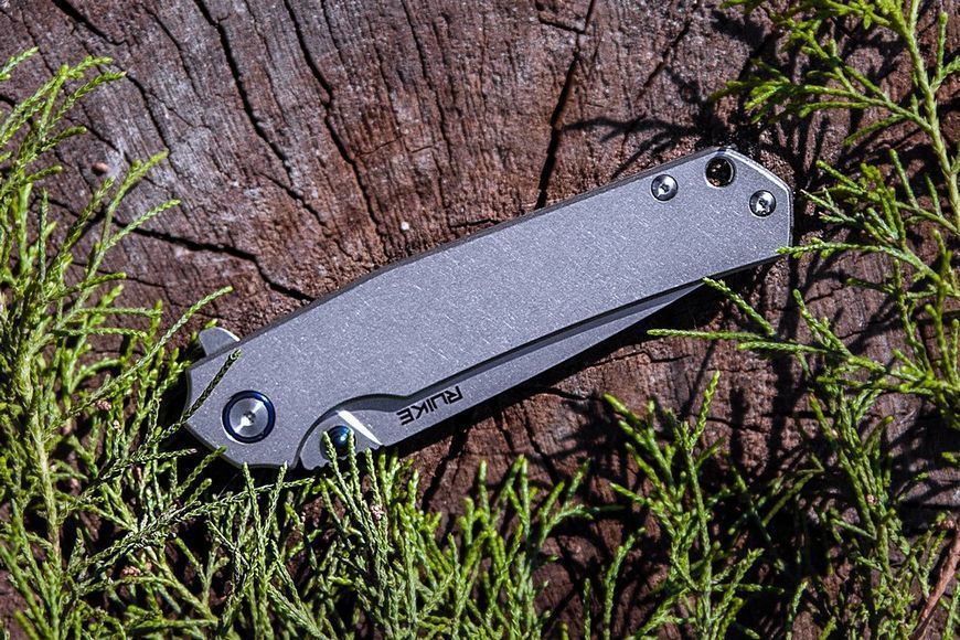 Нож складной туристический Ruike P801-SF, (8.6 см) 14C28N/3cr14n серый 45084 фото