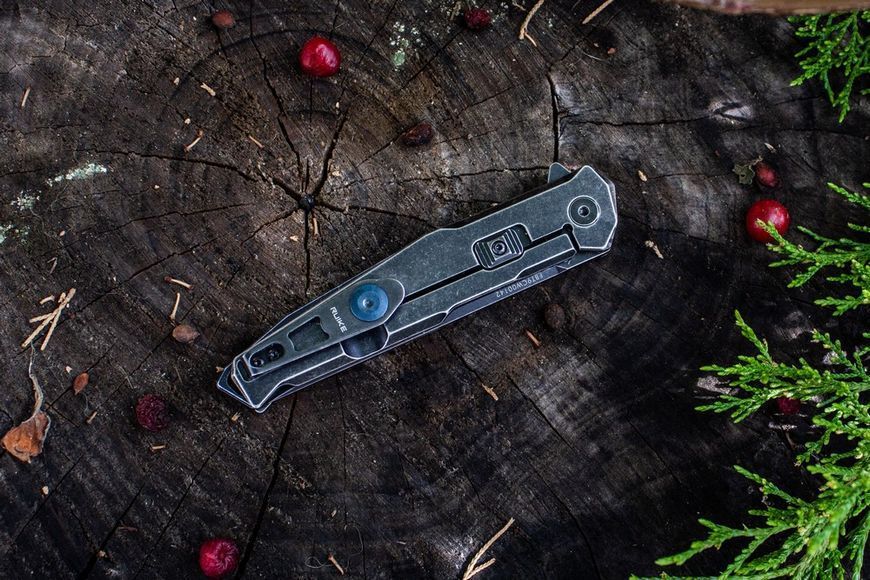 Нож складной туристический Ruike P108-SB, (8.8 см) 14C28N/3cr14n черный 45162 фото