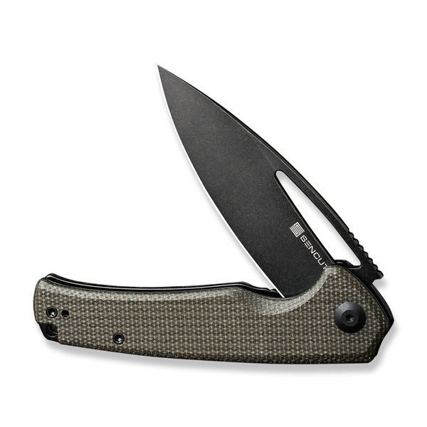 Ніж складаний туристичний Sencut Mims, (8.8 см) 9Cr18MoV / Micarta темно-зелений 64314 фото