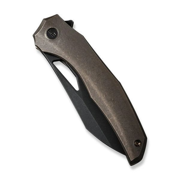 Ніж складаний туристичний WE Knife Ignio Mystery Box, (8.4 см) CPM 20CV / титан 6AL4V бронзовий 74290 фото