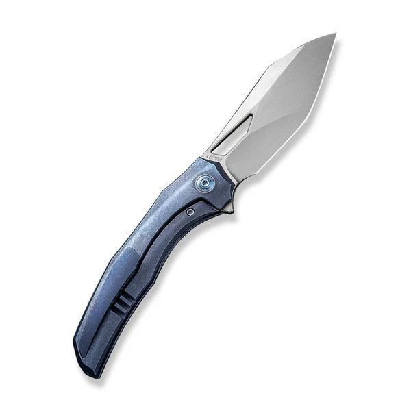 Ніж складаний туристичний WE Knife Ignio Mystery Box, (8.39 см) CPM 20CV / 6AL4V Titanium синій 74291 фото