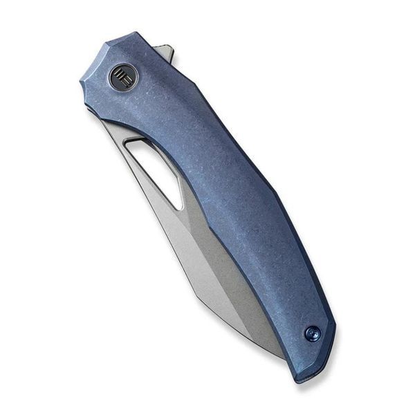 Ніж складаний туристичний WE Knife Ignio Mystery Box, (8.39 см) CPM 20CV / 6AL4V Titanium синій 74291 фото