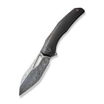 Нож складной туристический Ignio Mystery Box Ignio Mystery Box, (8.39 см) Damasteel (Hakkapella) / 6AL4V Titanium черный 74292 фото