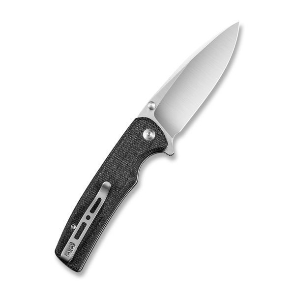 Ніж складаний туристичний Sencut Sachse, (8.8 см) 9Cr18MoV / Micarta чорний 64317 фото
