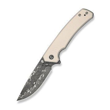 Ніж складаний туристичний Civivi Merit, (8.3 см) Damascus / G10 сірий 69270 фото