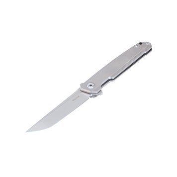 Ніж складаний туристичний Ruike M126-TZ, (9.1 см) steel 154СМ / TC4 (титан) сірий 63333 фото