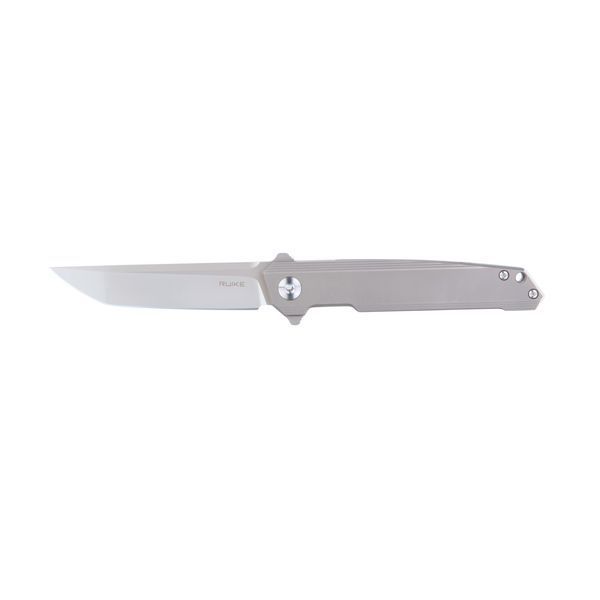 Ніж складаний туристичний Ruike M126-TZ, (9.1 см) steel 154СМ / TC4 (титан) сірий 63333 фото