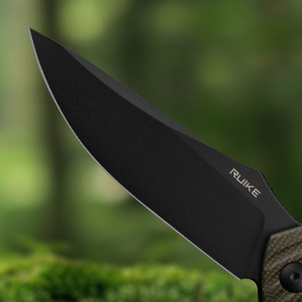 Ніж складаний туристичний Ruike P123-MB, (9.2 см) 14C28N / мікарта коричневий 68333 фото