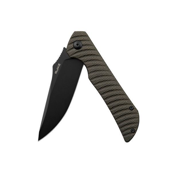 Ніж складаний туристичний Ruike P123-MB, (9.2 см) 14C28N / мікарта коричневий 68333 фото
