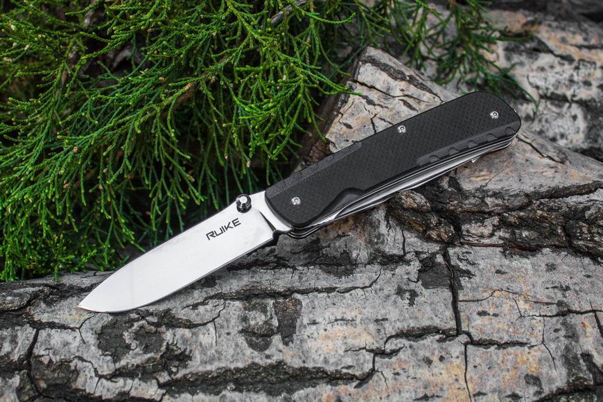 Многофункциональный нож Ruike Trekker LD32-B, (8.5 см) 12C27/G10 черный, 11 инстр. 44926 фото