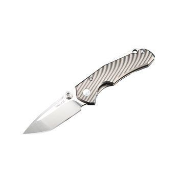 Ніж складаний кишеньковий Ruike M671-TZ, (7 см) steel 154СМ / TC4 (титан) сірий 63337 фото