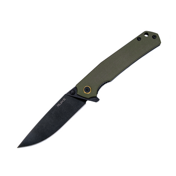 Ніж складаний туристичний Ruike P801-G, (8.6 см) 14C28N / G10 оливковий 64201 фото