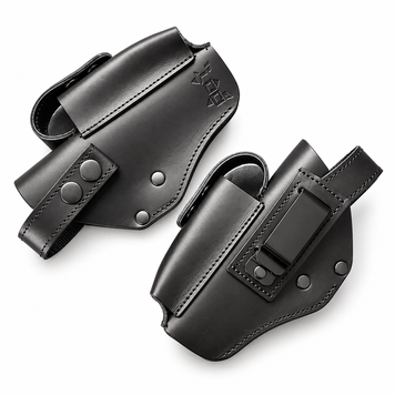 Поясна кобура з кліпсою для Browning Hi-Power (чорна) BRH003 фото