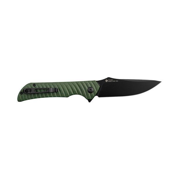 Нож складной туристический Ruike P123-MG, (9.2 см) 14C28N/микарта темно-зеленый 68334 фото