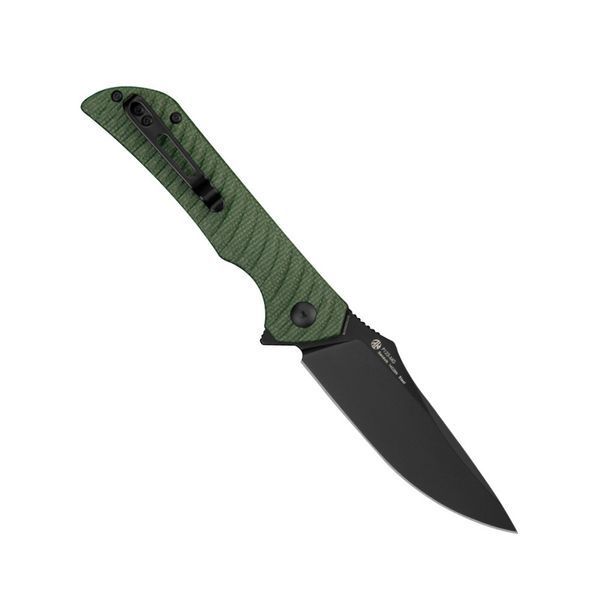 Нож складной туристический Ruike P123-MG, (9.2 см) 14C28N/микарта темно-зеленый 68334 фото