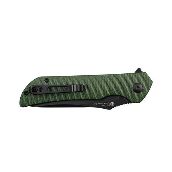 Нож складной туристический Ruike P123-MG, (9.2 см) 14C28N/микарта темно-зеленый 68334 фото