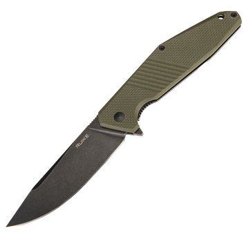 Ніж складаний туристичний Ruike D191-G, (9.2 см) 8Cr13Mov / G10 + steel 420 зелений 66408 фото