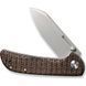 Ніж складаний кишеньковий Sencut Fritch, (7.6 см) 9Cr18MoV / Micarta коричневий 62686 фото 7