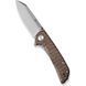 Ніж складаний кишеньковий Sencut Fritch, (7.6 см) 9Cr18MoV / Micarta коричневий 62686 фото 2
