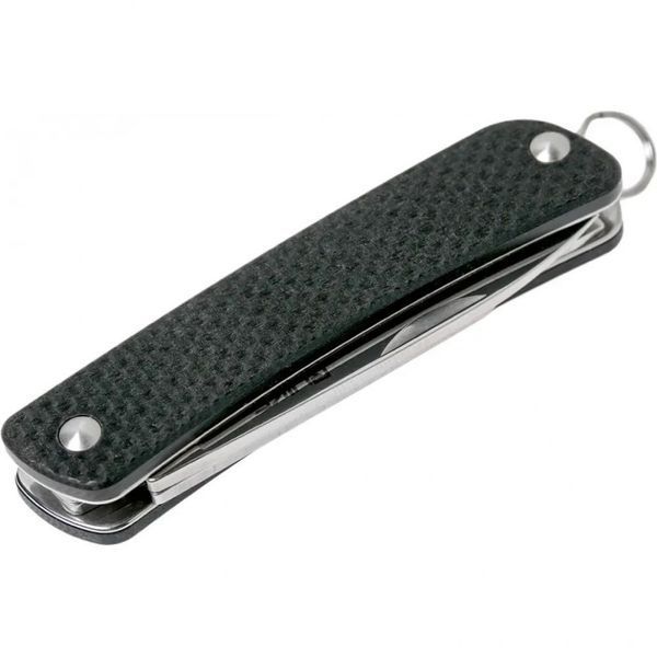 Багатофункціональний ніж Ruike Criterion S21, (5.3 см) 12C27 / G10 чорний, 5 інстр. 45680 фото