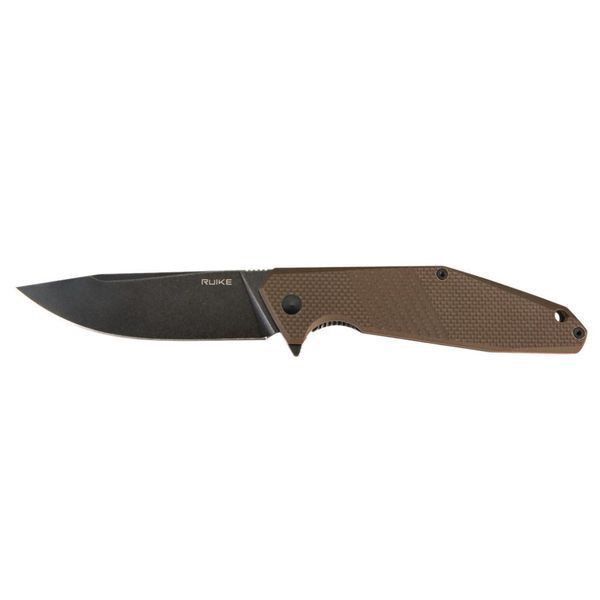 Ніж складаний туристичний Ruike D191-W, (9.2 см) 8Cr13Mov / G10 + steel 420 коричневий 66409 фото
