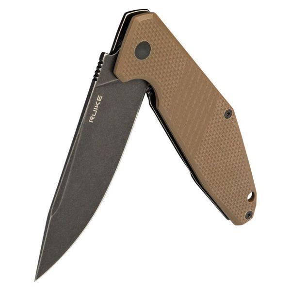 Ніж складаний туристичний Ruike D191-W, (9.2 см) 8Cr13Mov / G10 + steel 420 коричневий 66409 фото