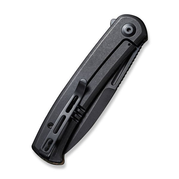 Ніж складаний туристичний Civivi Cetos, (8.8 см) 14C28N / Micarta & Stainless коричневий 67370 фото