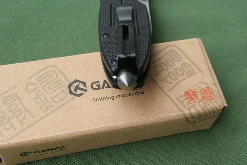 Нож складной Ganzo G702-B черный 45277 фото