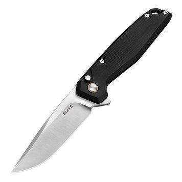 Ніж складаний туристичний Ruike P873-MB, (8.8 см)14C28N / G10 чорний 67396 фото