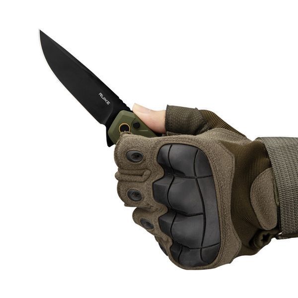 Ніж складаний туристичний Ruike P873-G, (8.8 см)14C28N / G10 зелений 67398 фото