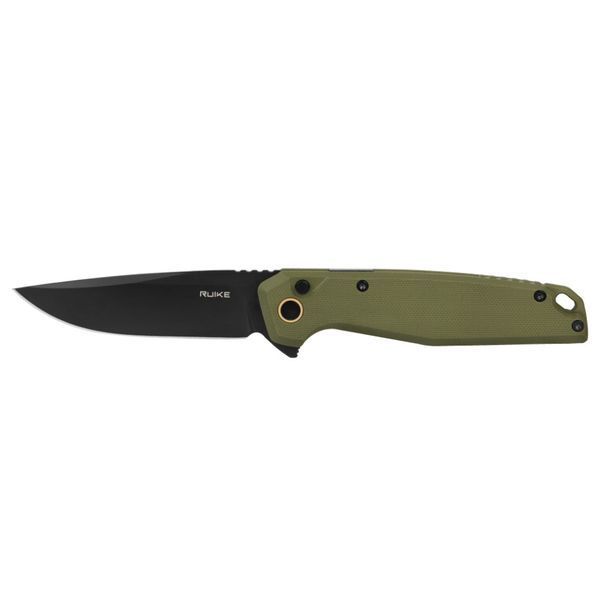 Ніж складаний туристичний Ruike P873-G, (8.8 см)14C28N / G10 зелений 67398 фото