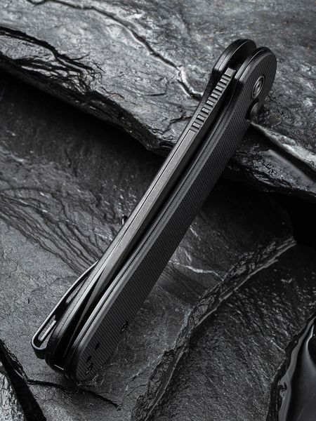 Ніж складаний туристичний Civivi Elementum Pocket, (8.9 см) 14C28N / G10 чорний 61108 фото