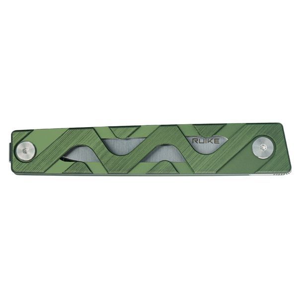 Нож складной туристический Ruike P878-AG, (8.7 см) 14C28N/6063Aluminum зеленый 67399 фото