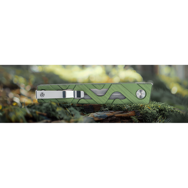 Нож складной туристический Ruike P878-AG, (8.7 см) 14C28N/6063Aluminum зеленый 67399 фото