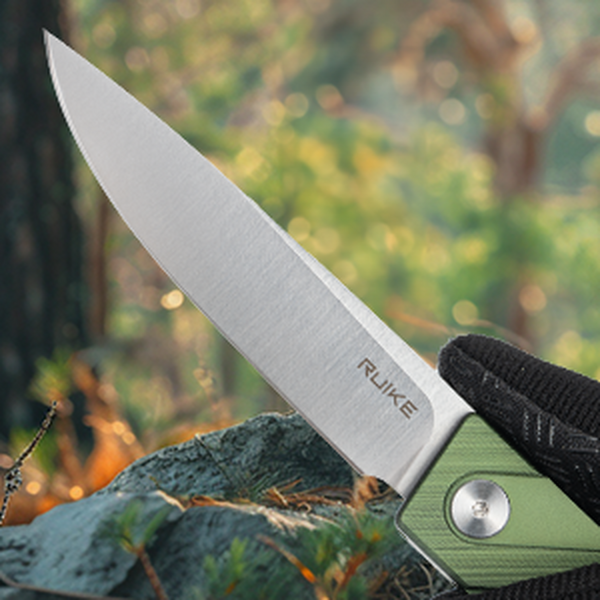 Нож складной туристический Ruike P878-AG, (8.7 см) 14C28N/6063Aluminum зеленый 67399 фото
