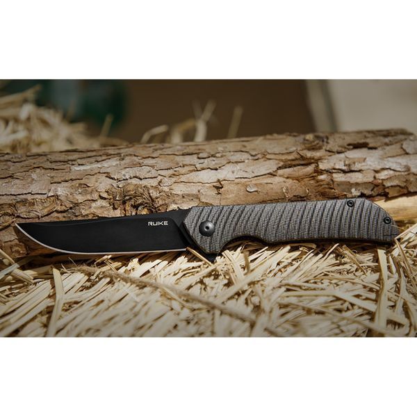 Ніж складаний туристичний Ruike P122-MB, (9.2 см) 14C28N / мікарта коричневий 68330 фото