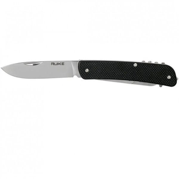 Багатофункціональний ніж Ruike Criterion L31, (8.5 см) 12C27 / G10 чорний, 18 інстр. 45695 фото