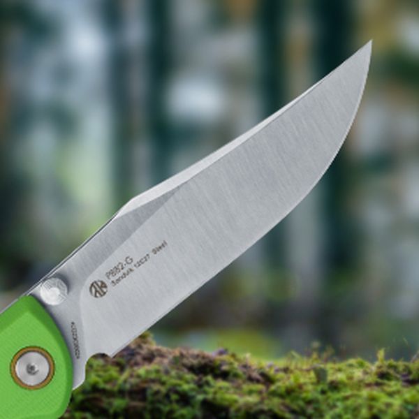 Ніж складаний туристичний Ruike P882-G, (8.5 см) 12C27 / G10 зелений 68348 фото
