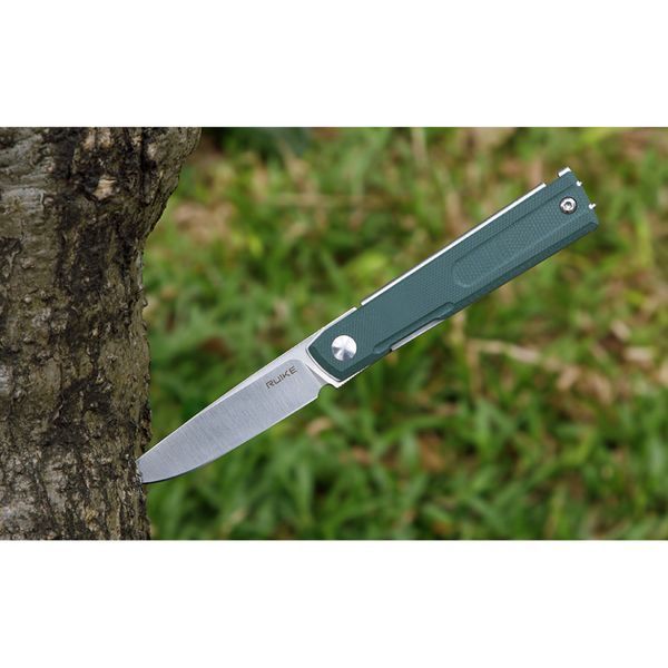 Нож складной карманный Ruike D712-G, (7.7 см) 8Cr13Mov/G10 зеленый 71038 фото