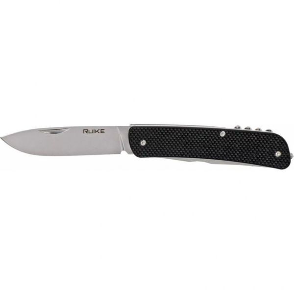 Многофункциональный нож Ruike Criterion L32, (8.5 см) 12C27/G10 черный, 13 инстр. 45698 фото